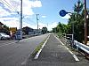 香東川自転車道　２/ここから自転車道。